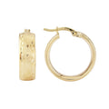 9ct Yellow Gold Hoop Earrings