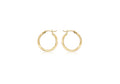 9ct Yellow Gold Creole Earrings
