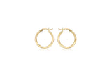 9ct Yellow Gold Creole Earrings