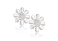 Sterling Silver Daisy Studs