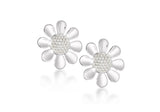 Sterling Silver Daisy Studs