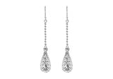 Sterling Silver Teardrop Drops