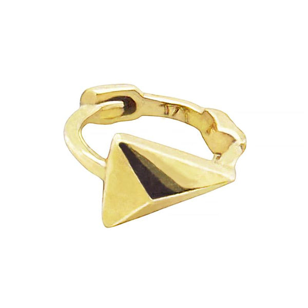 9K Yellow Gold Rhombus Cartilage