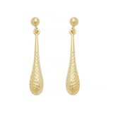 9ct Yellow Gold Drop Earrings