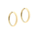 9K Yellow Gold 25mm Hoop Earrings