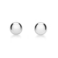 9K White Gold Spanish Stud Earrings