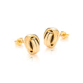 9K Yellow Gold Knot Stud Earrings