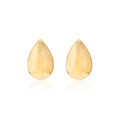 9K Yellow Gold  Small Teardrop Stud Earrings
