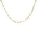 9K Yellow Gold Double Twist Fancy Chain /20"