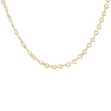 9K Yellow Gold Double Twist Fancy Chain /20"