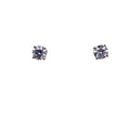 18CT White Gold 1CT Diamond Screwback Earrings