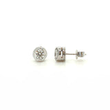18K White Gold 0.75ct Diamond Stud Earrings
