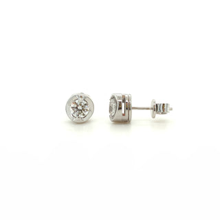 18K White Gold 0.75ct Diamond Stud Earrings
