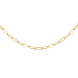 9K Yellow Gold 3.5mm Paper Chain /24"