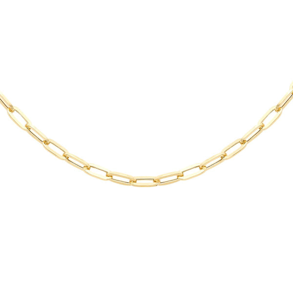 9K Yellow Gold 3.5mm Paper Chain /24"