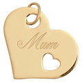 9ct Yellow Gold Mum Pendant