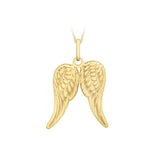 9K Yellow Gold 'Wings' Pendant