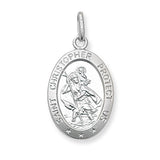 Sterling Silver St Christopher Pendant