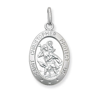 Sterling Silver St Christopher Pendant