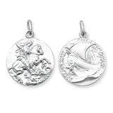 Sterling Silver St Christopher Pendant