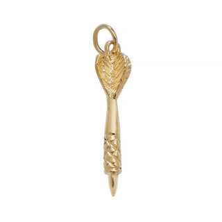 9K Yellow Gold Small Dart Pendant