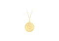 18K Yellow Gold 15mm St Christopher Pendant