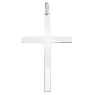 Sterling Silver 68mm Cross Pendant