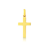 9K Yellow Gold Plain Cross Pendant