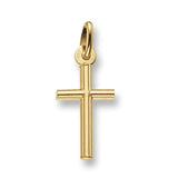 9K Yellow Gold 26mm Cross Pendant