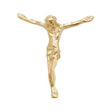 9K Yellow Gold Small Jesus Pendant