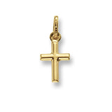 9K Yellow Gold 20mm Plain Cross Pendant