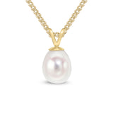 9K Yellow Gold Freshwater Pearl Pendant