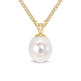9K Yellow Gold Freshwater Pearl Pendant