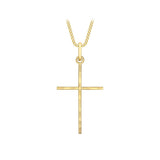 9K Yellow Gold Fancy Cross Pendant
