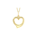 9K Yellow Gold Heart Pendant