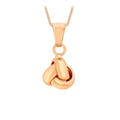 9K Rose Gold Triple-Knot Pendant