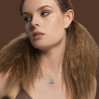 Sterling Silver 16mm Polished Heart Angel Pendant