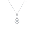 18K White Gold 0.38ct Diamond Chandelier Pendant
