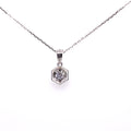 18ct White Gold 0.33ct Diamond Set Pendant