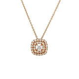 18K Rose Gold 0.35ct Diamond Studded Pendant
