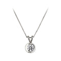 18K White Gold 0.50ct Diamond Set Pendant