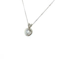 18K White Gold 0.75ct Diamond Pendant