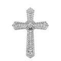 9K White Gold 1.70ct Diamond Cross Pendant
