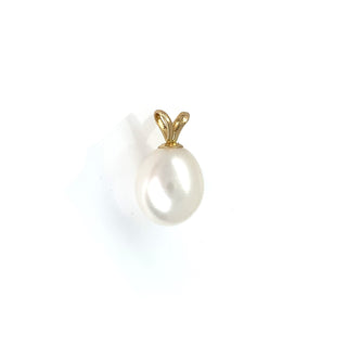 9K Yellow Gold Pearl Pendant
