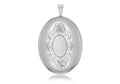 Sterling Silver Floral Locket