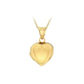 9K Yellow Gold Small Heart Locket