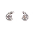 9K White Gold 0.51ct Diamond Stud Earrings