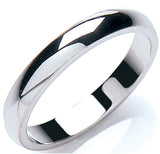 3mm Premium D-shape Platinum