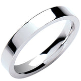 3mm Premium Flat Court 18ct White