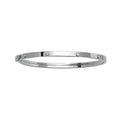 9K White Gold Children's Cubic Zirconia Studded Bangle